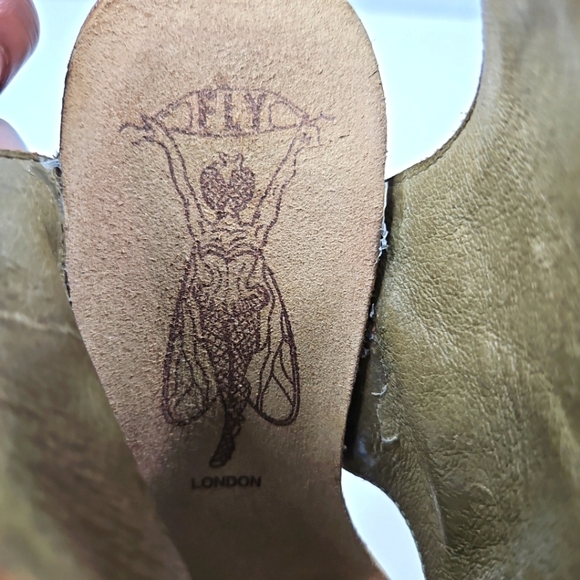 Fly London Adye Wedge Sandals Size 38 - Picture 3 of 9